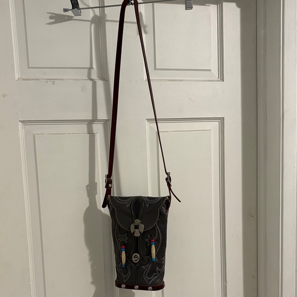 Recycled Hondo Cowboy Boot - made into a Crossbody Bag - Picture 3 of 15